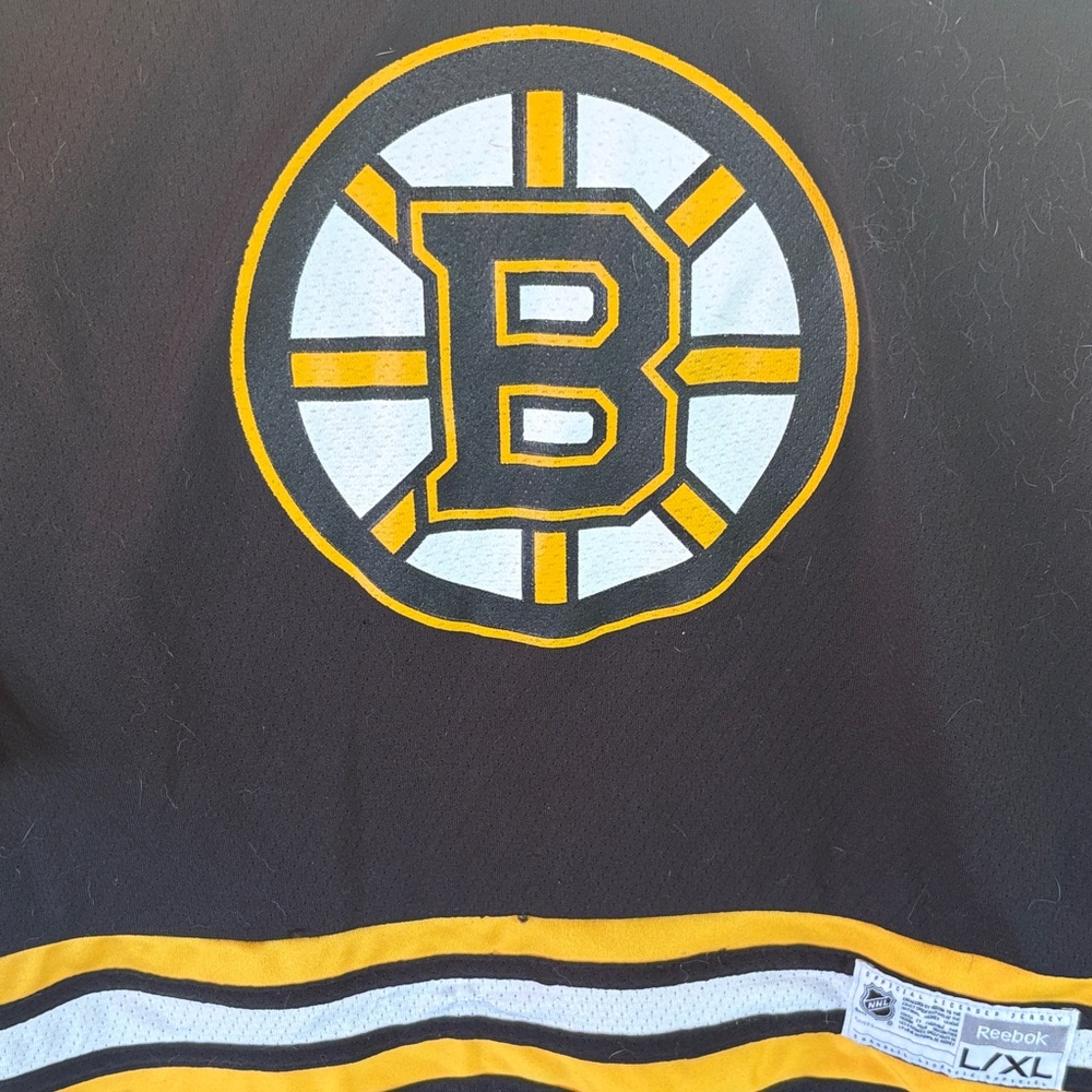 Reebok Black and Yellow Hockey Jersey